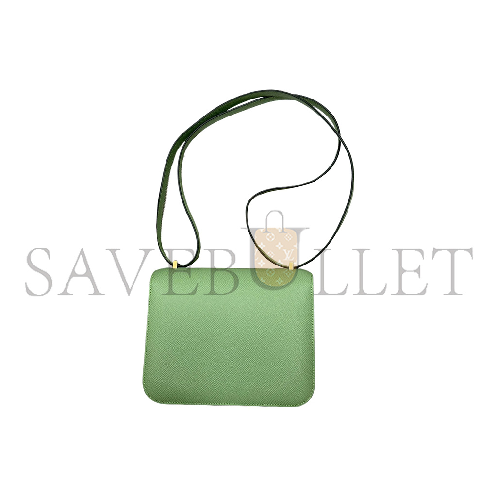 HERMES CONSTANCE 18 EPSOM 3I VERT CRIQUET H085976CCAA (19*15*4cm)